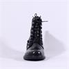 Regarde Le Ciel Roxana Glitter Zip Boot - Black Leather